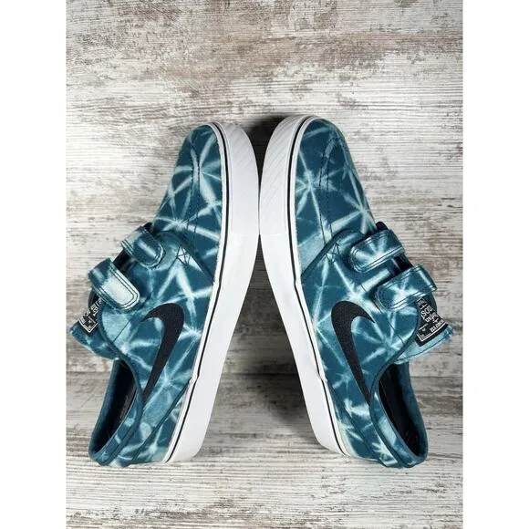 Mens Nike SB Zoom Stefan Janoski AC Tie-Dye Teal Blue Skate Shoes Sz 9 Athletic