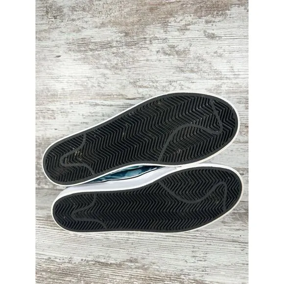 Mens Nike SB Zoom Stefan Janoski AC Tie-Dye Teal Blue Skate Shoes Sz 9 Athletic