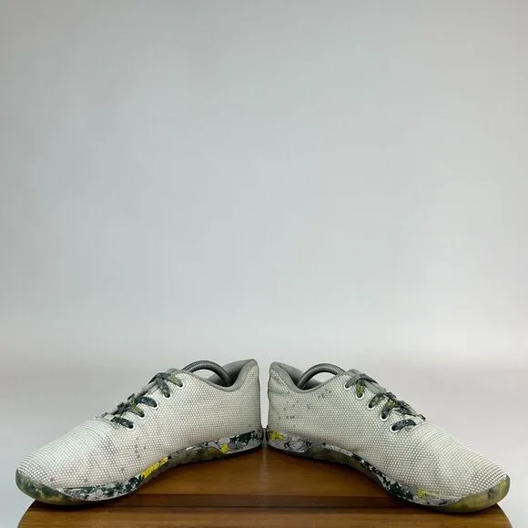 Mens‎ NoBull Floral Trainers White Athletic Crossfit Sneakers Shoes Size 10.5 M