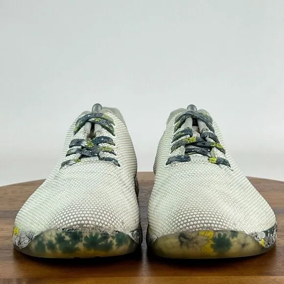 Mens‎ NoBull Floral Trainers White Athletic Crossfit Sneakers Shoes Size 10.5 M