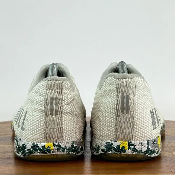 Mens‎ NoBull Floral Trainers White Athletic Crossfit Sneakers Shoes Size 10.5 M