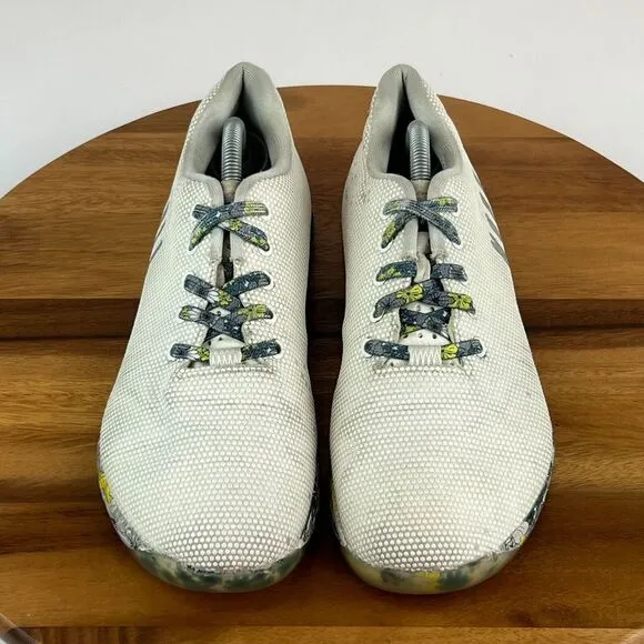 Mens‎ NoBull Floral Trainers White Athletic Crossfit Sneakers Shoes Size 10.5 M