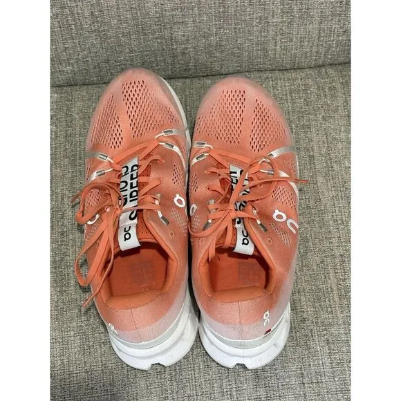 Men's‎ On Cloud Cloudsurfer Orange/White Size 14
