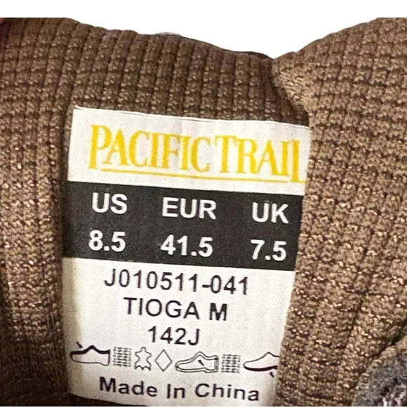 Men's Pacific Trail Tioga Hiking Athletic Shoes Chateau Grey