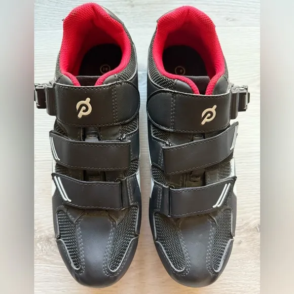 Men’s Peloton Red and Black Cycling Shoes Size 41