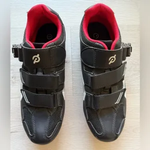 Men’s Peloton Red and Black Cycling Shoes Size 41