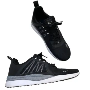 Mens Puma Pacer Net Cage Black White Grey Sneakers Shoes Size 12 NWOT