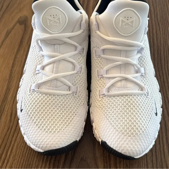 Men’s Size 10 Nike Free Metcon 4 CrossFit Training Shoes CT3886-100 White Black
