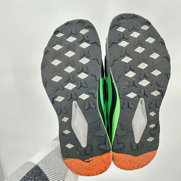 Men's The North Face Vective Infinite Green and Gray Shoes 11