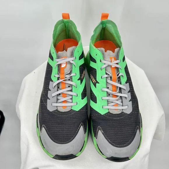 Men's The North Face Vective Infinite Green and Gray Shoes 11