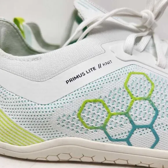 Men's US 12 / EU 45 Vivobarefoot Primus Lite knit shoes in Acid Lime