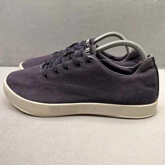 Mens 9.5 / Womens 11 NOBULL Canvas Trainer Shoes Dull Blue Training CrossFit