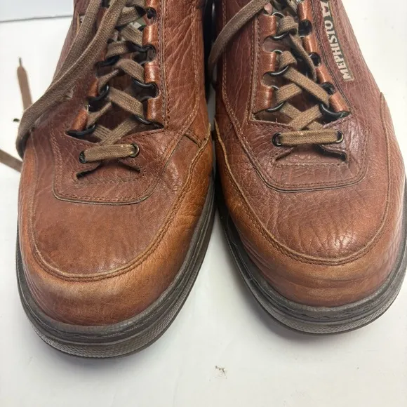 Mephisto Men's Match Walking Shoe Brown Leather Lace-up size 12 Made in Portugal