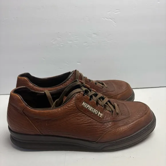 Mephisto Men's Match Walking Shoe Brown Leather Lace-up size 12 Made in Portugal