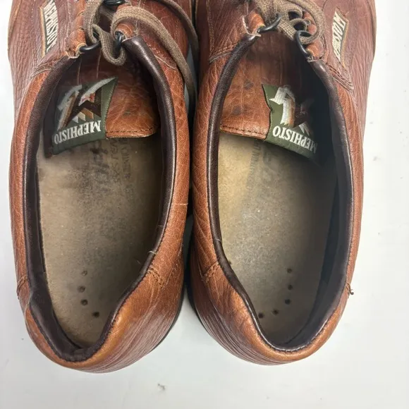 Mephisto Men's Match Walking Shoe Brown Leather Lace-up size 12 Made in Portugal