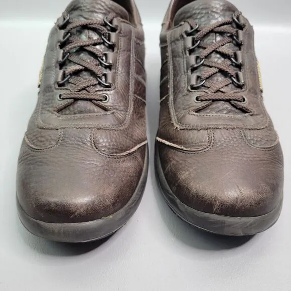 Mephisto Runoff Air Jet System Shoes Men 11.5 Brown Leather Oxford Sneaker