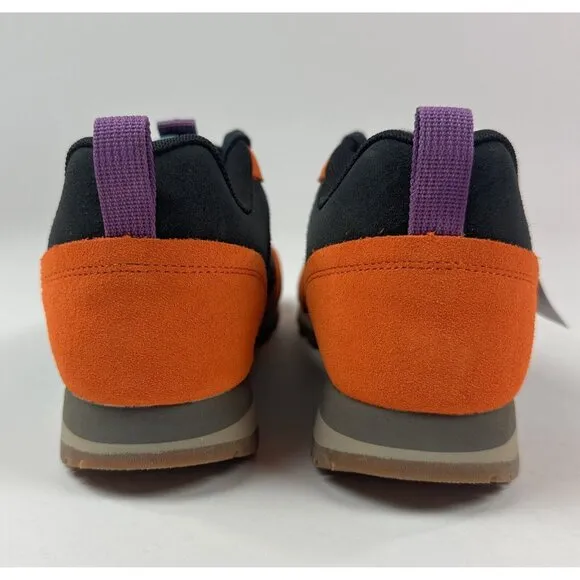 Merrell Alpine Sneaker Exuberance Men 9 Orange Black Suede Shoes Outdoor J003271