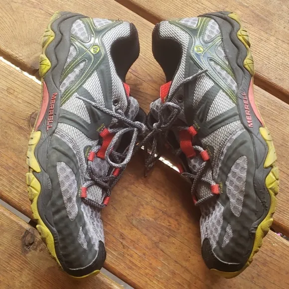 MERRELL Grassbow Air Low Hiking Shoes sz 9 Men's - Turbulence
