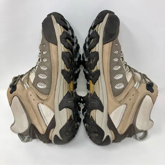 Merrell Kinetic Mid Waterproof Hiking Boots Shoes Ankle Trekking Suede Leather