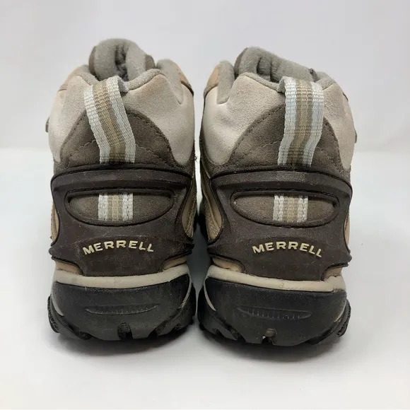 Merrell Kinetic Mid Waterproof Hiking Boots Shoes Ankle Trekking Suede Leather