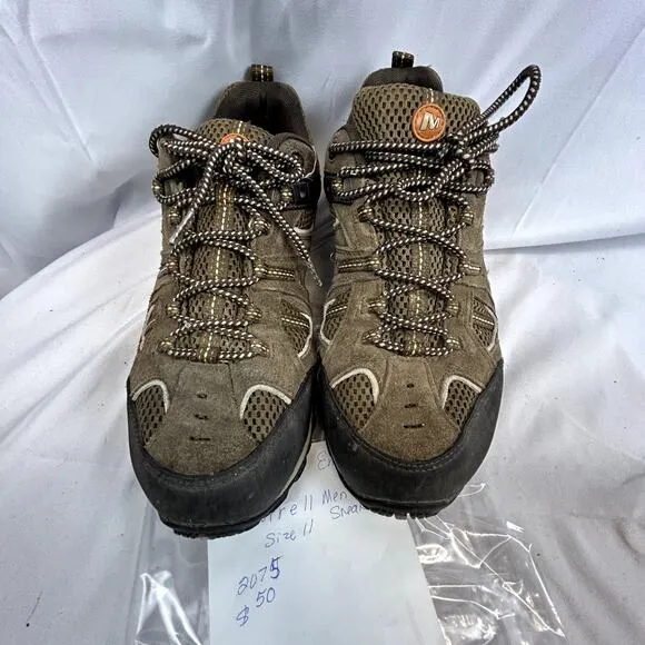 Merrell Men's Size 11 Sneakers HOMMES tan black J148528C Shoes