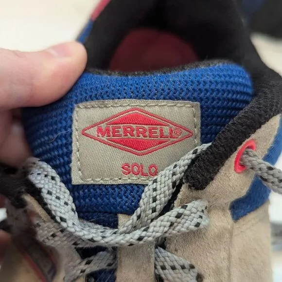 Merrell Men's Solo Origins Castle Rock Suede Air Cushion Hiking Shoes Sneakers 8