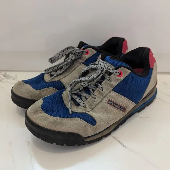 Merrell Men's Solo Origins Castle Rock Suede Air Cushion Hiking Shoes Sneakers 8