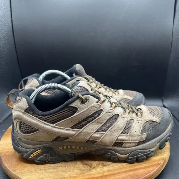 Merrell Moab 2 Ventilator Mens Size 9.5 Brown Black Outdoor Walking Hiking Shoes