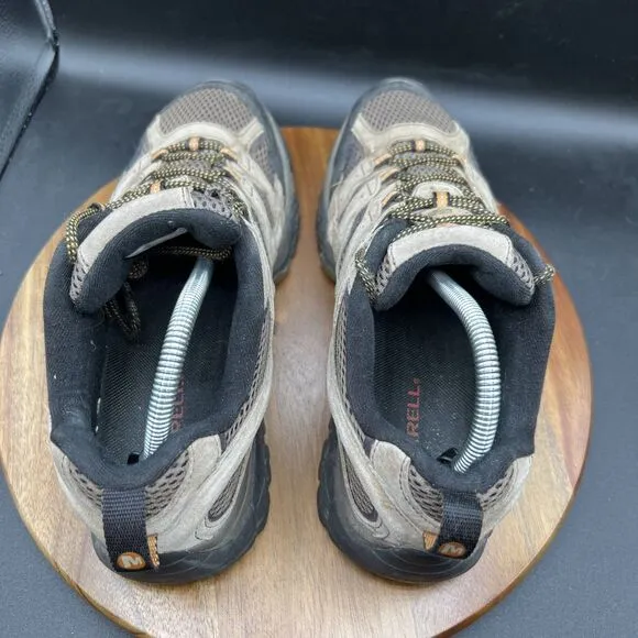 Merrell Moab 2 Ventilator Mens Size 9.5 Brown Black Outdoor Walking Hiking Shoes