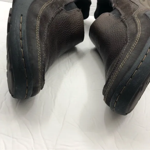 Merrell Shoes Size 9.5 Performance Espresso Slip On Loafers Brown Leather