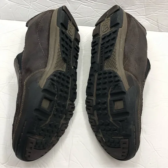 Merrell Shoes Size 9.5 Performance Espresso Slip On Loafers Brown Leather