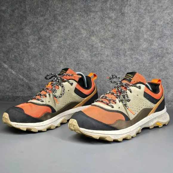Merrell Speed Solo Mens 10.5 Eco Hiking Trail Running Shoes Vibram Traction