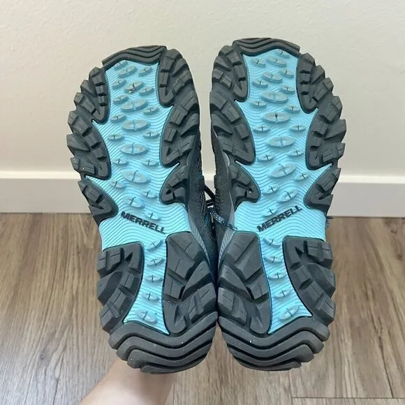 Merrell Women's Oakcreek Hiking Shoes in Paloma Gray Blue Size 9