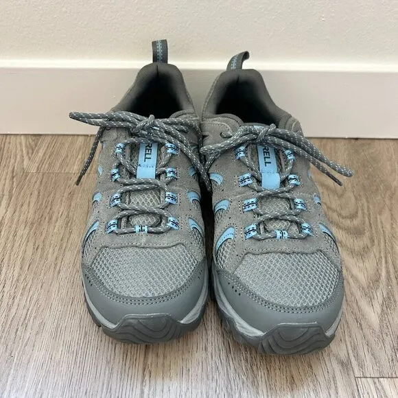 Merrell Women's Oakcreek Hiking Shoes in Paloma Gray Blue Size 9