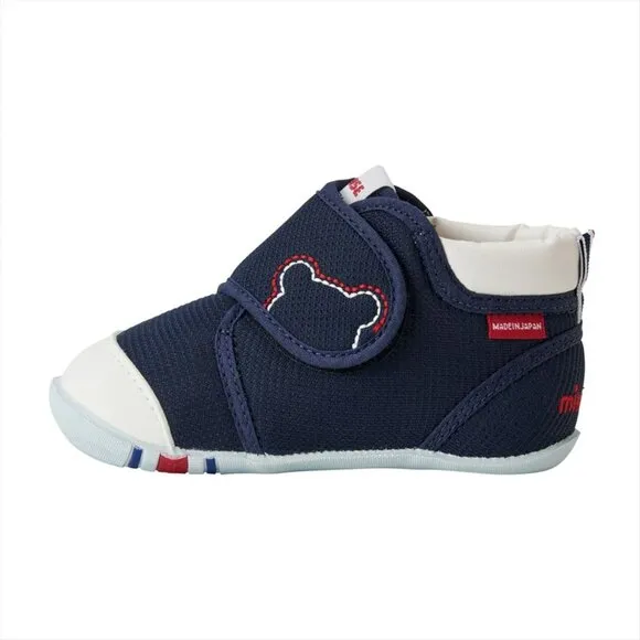 Miki House My First Walker Toddler Shoes Navy Blue (Size 7 / 13.5cm)