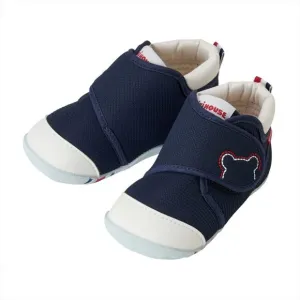 Miki House My First Walker Toddler Shoes Navy Blue (Size 7 / 13.5cm)
