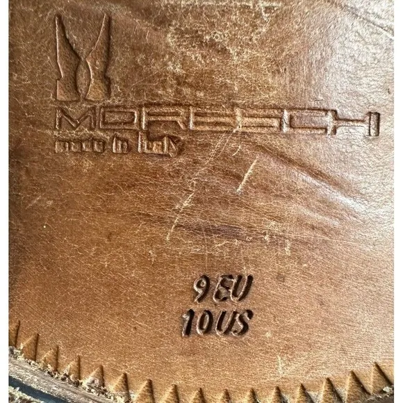 Moreschi Italy Men’s Size 10 Tan Soft Nubuck Leather Loafers Flats Shoes #S108-6