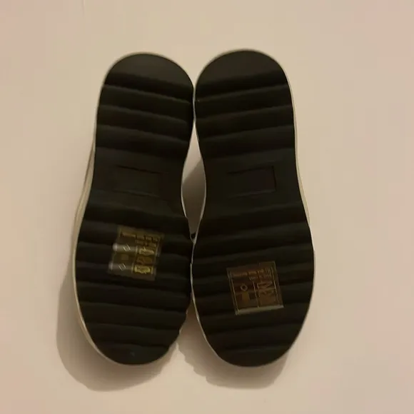 MOSSIMO brown shoes, size 2. All man made material. Unisex, lace up, rubber sole