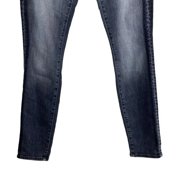 Mother High Waist Looker Skinny Ankle Jeans Miss Moody Two Shoes Racer 28