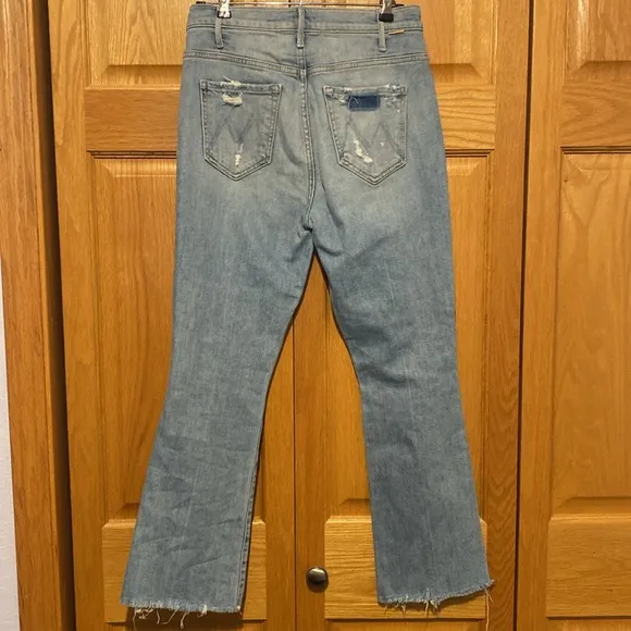 Mother Jeans The Hustler Ankle Fray size 28