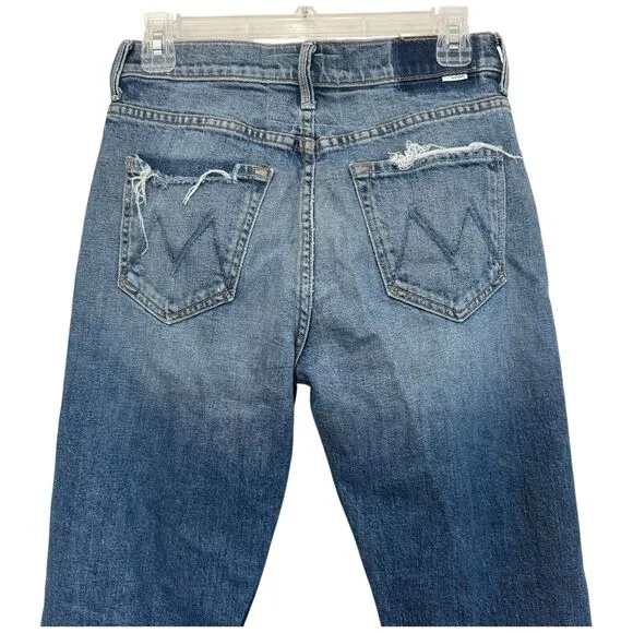 Mother The Tomcat Straight Leg Jeans We All Scream Size 28