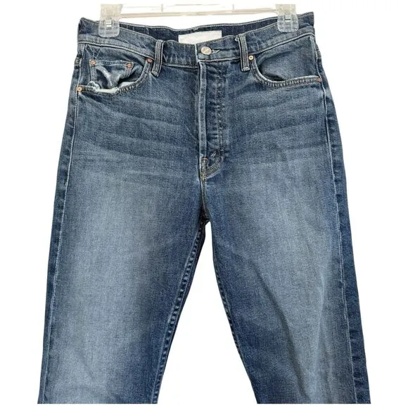 Mother The Tomcat Straight Leg Jeans We All Scream Size 28