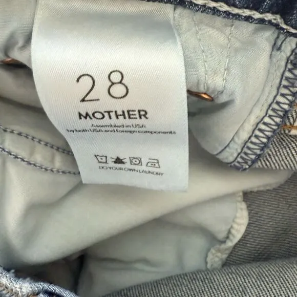 Mother The Tomcat Straight Leg Jeans We All Scream Size 28