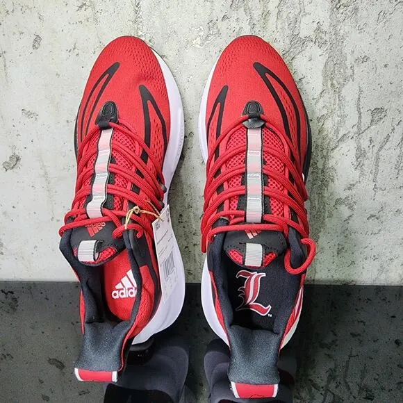 MSRP $130 Louisville Alphaboost V1 Shoes Men's 10 Red/Black