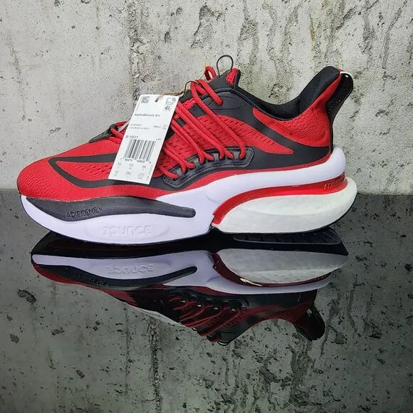 MSRP $130 Louisville Alphaboost V1 Shoes Men's 10 Red/Black