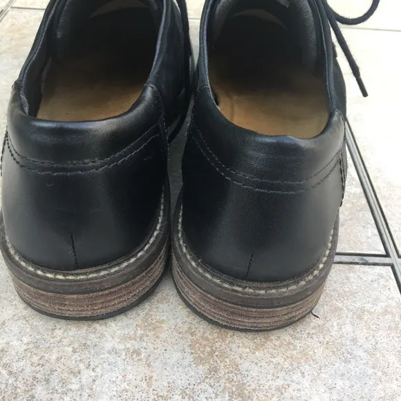 Naot Chief black suede leather lace up shoes 45