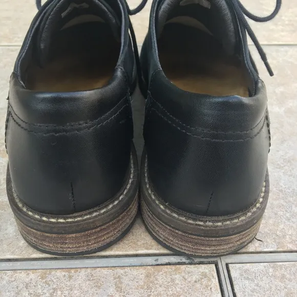 Naot Chief black suede leather lace up shoes 45