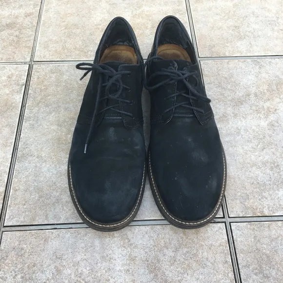 Naot Chief black suede leather lace up shoes 45