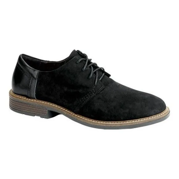 Naot Chief black suede leather lace up shoes 45