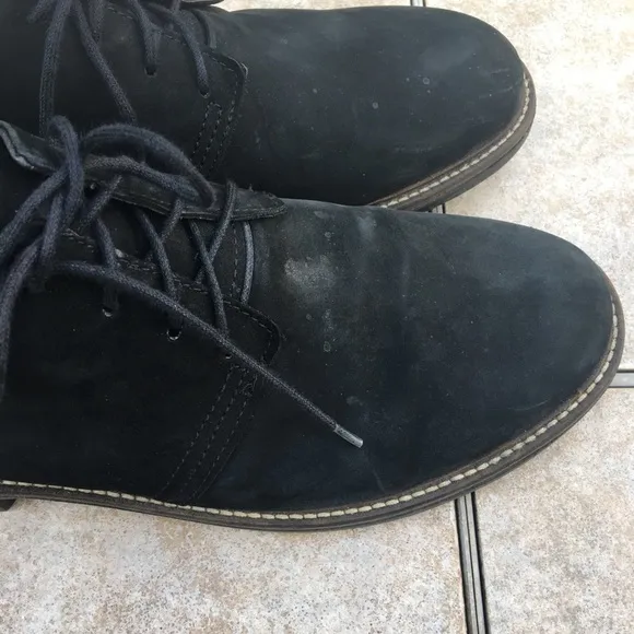 Naot Chief black suede leather lace up shoes 45
